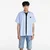 Srajca Comme des Garçons PLAY Black Heart Striped Shirt Blue/ White XL