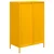 Visoka komoda boja senfa 68x39x103,5 cm od čelika