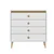 Hanah Home komoda Mitra 9119, 90 cm, bela / Artisan