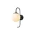 Opviq Zidna lampa E14 Socket, Crno-Krem
