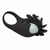 Action Rower Vibrating Ring with Rotating Tongue Black