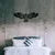 Wallity Zidna dekoracija Eagle3, 100x44 cm, 1.2mm, Crna
