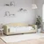 Vidaxl Raztegljiva postelja krem 80x200 cm blago