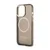 Guess Futrola za iPhone 13 Pro Max Black Gold Outline Translucent MagSafe