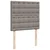 Vidaxl Box spring postelja z vzmetnico taupe 90x190 cm blago
