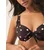 Next Bikini zgornji del  temno rjava / bela