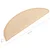 Prostirke za stepenice 15 kom 56x17x3 cm krem poluokrugle