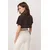 Trendyol Milla Ženska majica Thmss24Ts00001, Smeđa