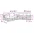Set vanjskih sofa 6 pcs Bijela i svjetlosiva Poliester