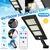 Solarna LED lampa sa daljinskim upravljačem, četvrtasta