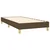 vidaXL vidaXL Box spring postelja z vzmetnico temno rjava 80x200 cm blago, (20901408)