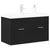 Kupaonski ormar Crni hrast 90 x 38,5 x 46 cm Konstruirano drvo
