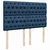vidaXL vidaXL Box spring postelja z vzmetnico modra 140x190 cm blago, (21306145)