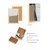 Wallity Set uramljenih MDF slika Myk3013-3, 3 dijela