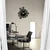 Wallity Zidni sat 48x48cm Crni