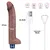 shumee 11 REAL SOFTEE polnilni vibrirajoči silikonski dildo