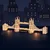 Robotime lesene 3D puzzle most Tower Bridge svetleči