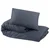 Set posteljine za poplun antracit 200x220 cm lagana mikrovlakna