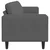 Sofa Tamno siva 250 x 77 x 76 cm Kordura tekstil