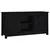 TV ormarić crni 103 x 36,5 x 52 cm od masivne borovine