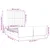 Vidaxl Posteljni okvir brez vzmetnice temno rjava 120x190 cm blago