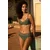 LASCANA Bikini zgornji del  bež / rjava / oliva