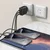 Zidni punjač Yesido YC144C 65W 3.25A 1 x USB-A - 2 x USB-C s USB-C kabelom crni