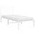 Vidaxl Kovinski posteljni okvir brez vzmetnice z vzglavjem 75x190 cm
