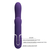 Pretty Love Mariana Twinkled Tenderness 4in1 Thumping & Nodding & Rolling Rabbit Vibrator Purple