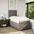 Vidaxl Box spring postelja z vzmetnico taupe 80x200 cm blago