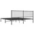 Metalni okvir za krevet s uzglavljem crni 183x213 cm