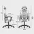 Huzaro Force 2.7 Siva Velur Gaming stolica
