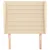 Uzglavlje s ušima krem 83 x 23 x 118/128 cm od tkanine