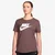 Nike W NSW CLUB SS TEE ICN FTRA, ženska majica, ljubičasta DX7906
