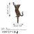 Atelier Del Sofa Dekorativna figura Cat -A 01, 49x24 cm, 1.5 mm