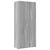 Visoka komoda boja hrasta 80x42,5x249 cm od konstruiranog drva