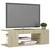 TV ormarić s LED svjetlima boja hrasta sonome 90 x 39 x 30 cm