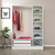Hanah home Ormar Kale 135x210x52cm Belo-Crni