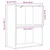 Polica Crni hrast 60 x 30 x 76.5 cm Konstruirano drvo