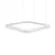 Braytron LED visilica BRY-BELLA-SLP-PD-KVADRATNA-BELA-36W-3U1-IP20