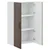 Ormar za Zid PORTO Smeđi hrast 60 x 31 x 100 cm