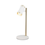 Opviq Stona lampa Lume-71-17, O5,5,11 cm, IP20, Belo-zlatne boje