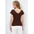 Trend Alacati Stili Ženska bluza Alc-X14147, Smeđa