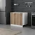 Hanah Home kuhinjski element Minar 4132, 90 cm, beli / dore
