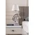 Opviq Horse White Silver Stona lampa, Srebrno-Bela