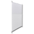 VIDAXL plise zavese - harmonika (40x125cm), bele