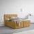 Boxspring Krevetv Bubble Box 160/200 cm , senf žuta