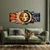 5-delna slika sonce in luna - 150x75