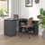 Radni stol sivi 110 x 50 x 75 cm od masivne borovine