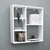 Hanah Home zidna polica Myra, 70,8 cm, bela